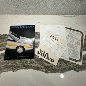 VIA VOLVO Winter 1984 dealer brochure - English - North America magazine V good